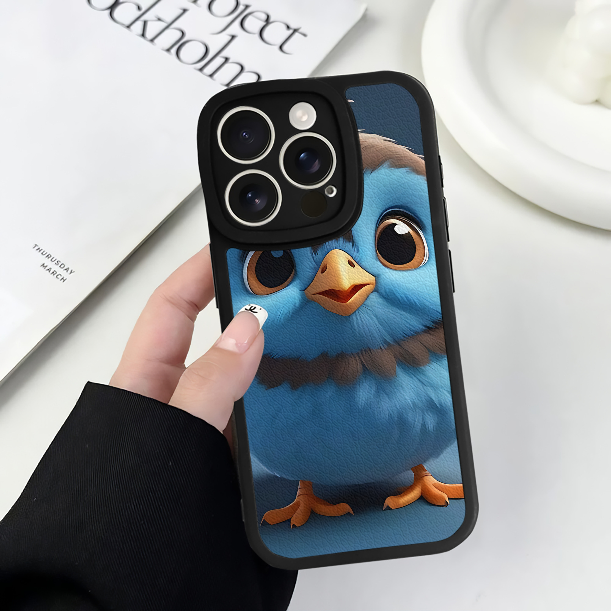 （画像用） Angry Birds アングリーバード 【iPhone 16シリーズ対応】シリコンスマホケース（レザー調） 材質：シリコン